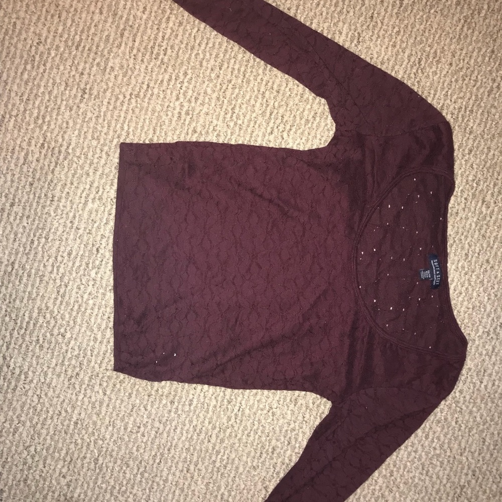 Plum colored American Eagle shirt